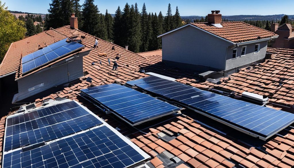 dakpannen vervangen met zonnepanelen